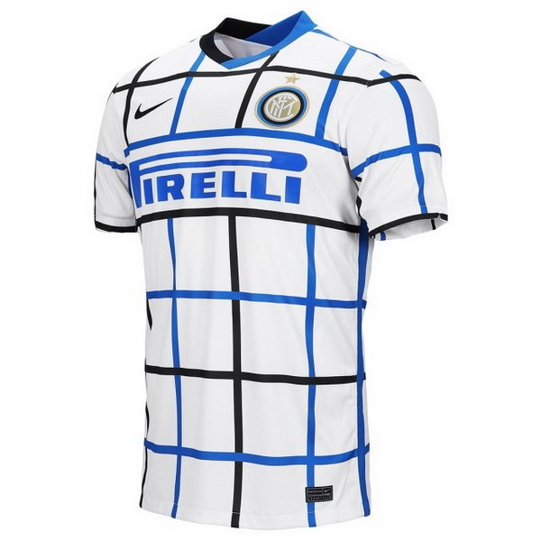 Tailandia Camiseta Inter Milan 2ª Kit 2020 2021 Blanco